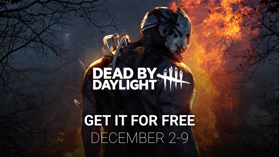 EpicGamesES's tweet photo. ¡Dead by Daylight ya está disponible en la EGS!

Para celebrarlo, podrás reclamar el juego base GRATIS del 2 al 9 de diciembre y será tuyo para siempre. Además, la mayoría de los DLC también estarán con un 50% de descuento hasta el 8 de diciembre. 
https://t.co/NPbzQwfBp2 https://t.co/z9k4WAGOf1
