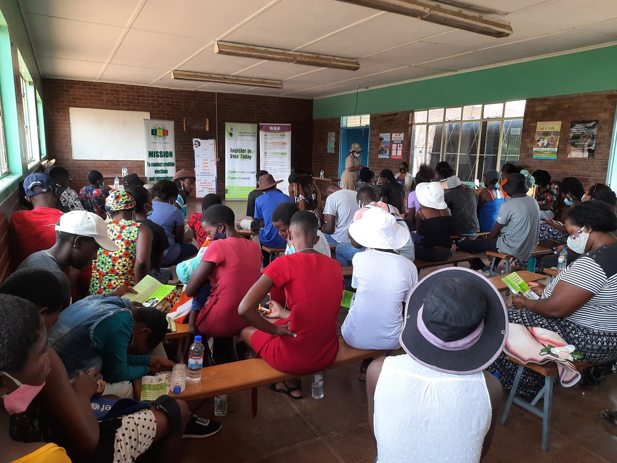 Young people urged to take advantage and be part of existing community structures, to solve challenges they are having such as #GBV. 
#participate <a href="/skhumoyoward17/">Cllr Skhue @SkhuMoyoWard17</a> <a href="/YetTrust/">#Youth4SDGs</a> <a href="/FsdFor/">FSD</a> <a href="/ZECzim/">Zimbabwe Electoral Commission</a> <a href="/speak_sparks/">Phakamani Sparks</a>