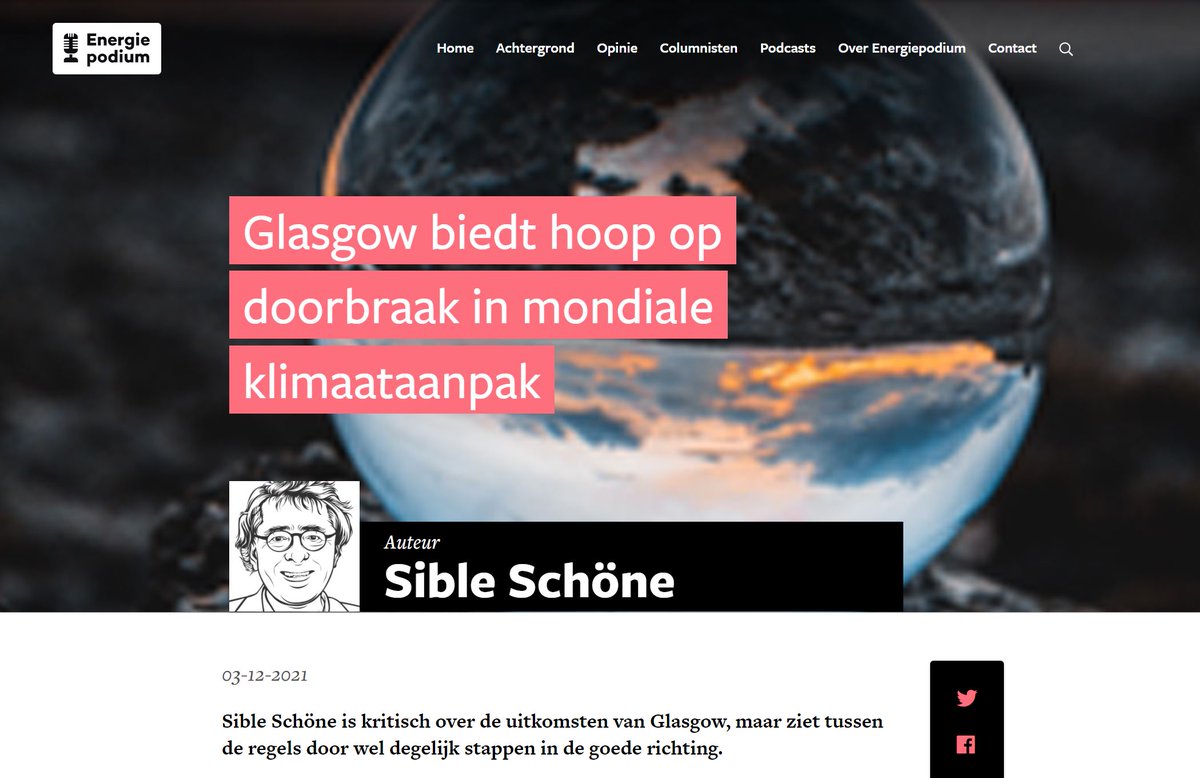 Lees de column van <a href="/HIERisSible/">Sible Schöne</a> , <a href="/HIERklimaat/">HIER</a> , "Glasgow biedt hoop op doorbraak in mondiale klimaataanpak" op de website van <a href="/Energiepodium/">Energiepodium</a> 

energiepodium.nl/artikel/glasgo…