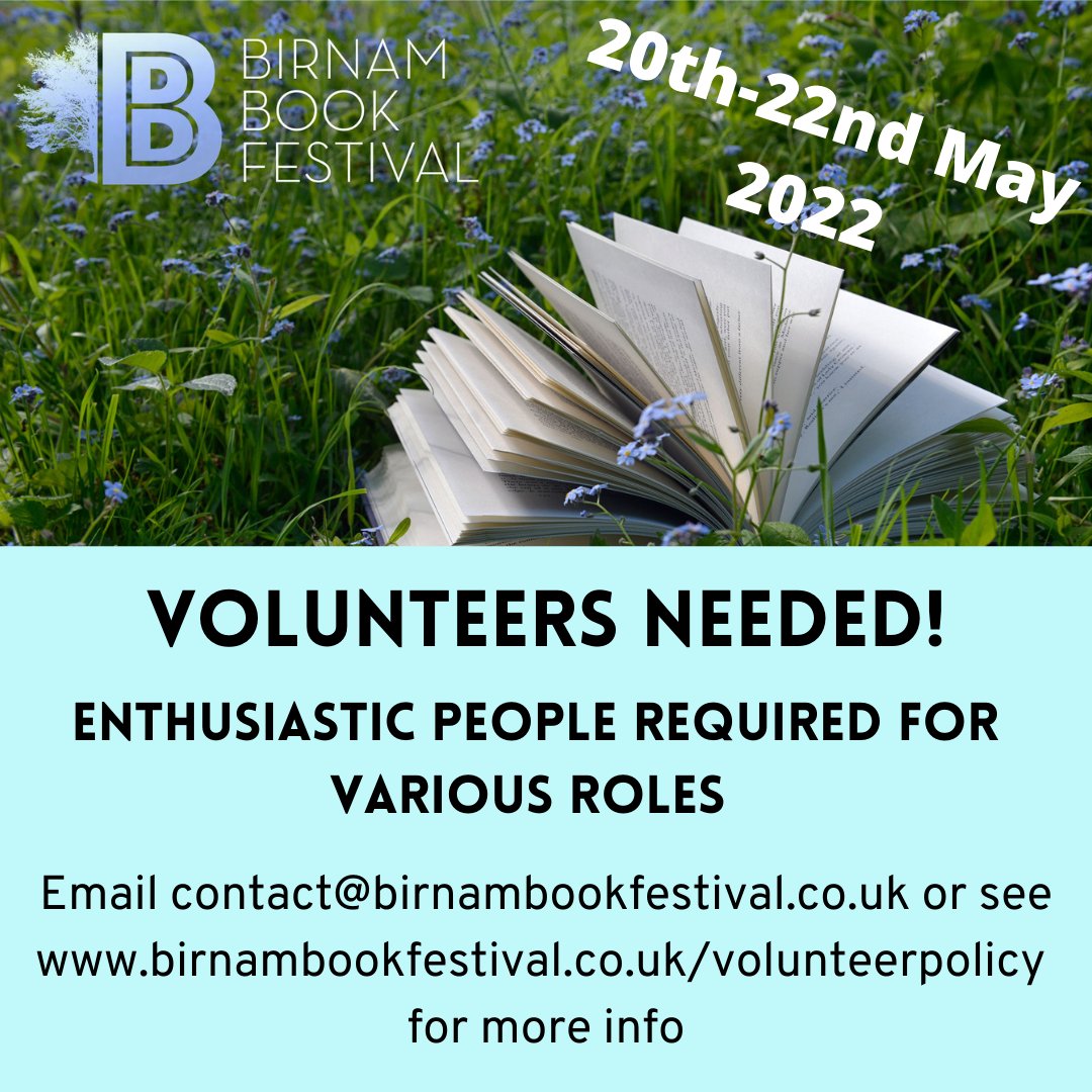 BirnamBookFest's tweet image. Today is International Volunteer Day. Did you know Birnam Book Festival is run by volunteers? We're on the look out for extra help for the weekend of the event, as well as leading up to it. Get in touch if you would like to know more!
#Volunteernow #IVD2021 #BirnamBookFest2022