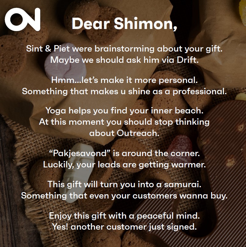 Asking a group of extremely creative marketers to write a #sinterklaas poem guarantees lots of fun! Our #team celebrated in style.