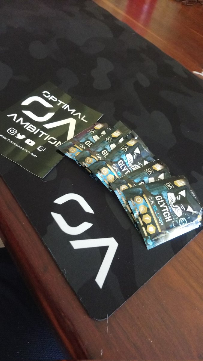 theog_Pepper's tweet photo. Oooh a package just arrived from @optimalambition and some of that @glytchenergy
Thanks @OA_Triixy @oaTruzo @codepolitikos
#OAonTop #optimalambition https://t.co/WyL17kgqfG