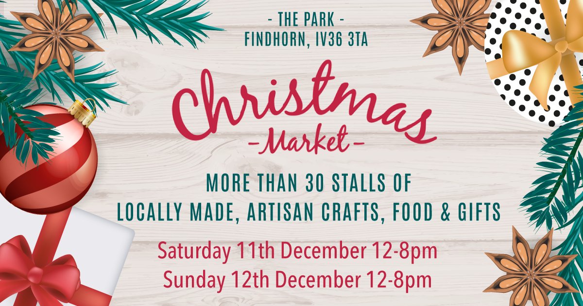 I'll be at the @FindhornFound's (@EcoFindhorn) first ever Christmas market on Sunday, 12 December. There will be vendors and the @MorayArtCentre will be hosting activities too. I'll have a few copies of @ThinkLikeAVegan. Come say hi and ask all the vegan questions! @unbounders