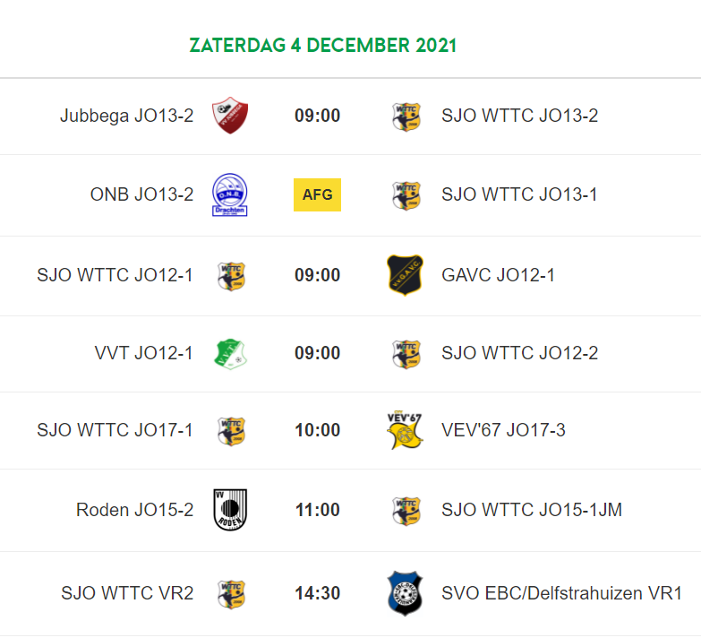 sjowttc's tweet photo. Het programma voor morgen! https://t.co/VuRmHDdGAw