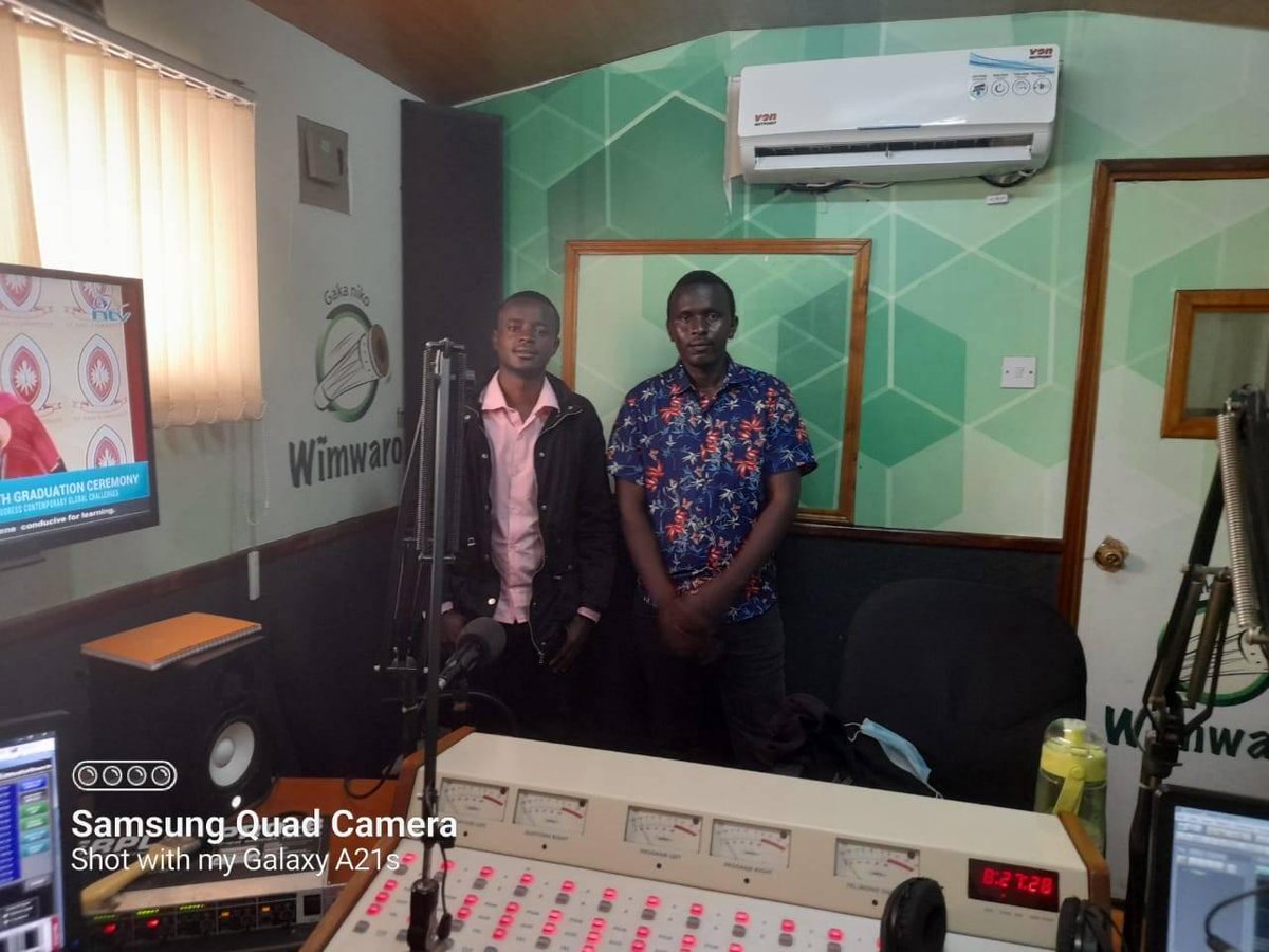 APP_KENYA's tweet photo. We were hosted by Njeru KK, at @wimwaro_fm to discuss issues alcoholism, we highlighted our key areas of concern and what we are doing to ensure that the issue of alcoholism is addressed. We are willing to work with others such programs who shares our vision.
#YOUTH https://t.co/xE7yJVe27N
