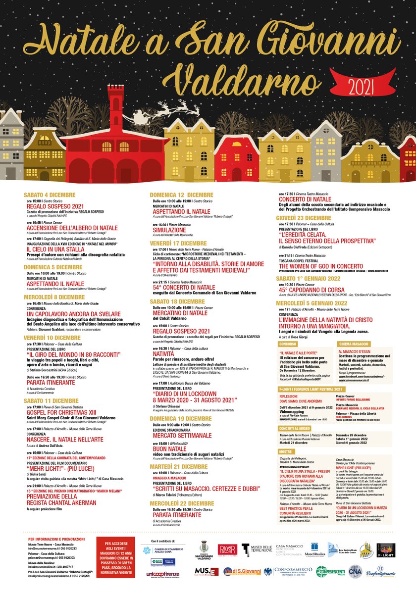 Prolocosgv's tweet photo. È Natale a San Giovanni Valdarno!
Scopri tutte le iniziative in programma nel periodo natalizio https://t.co/63PTItQ0Ir https://t.co/HM8GGexdot