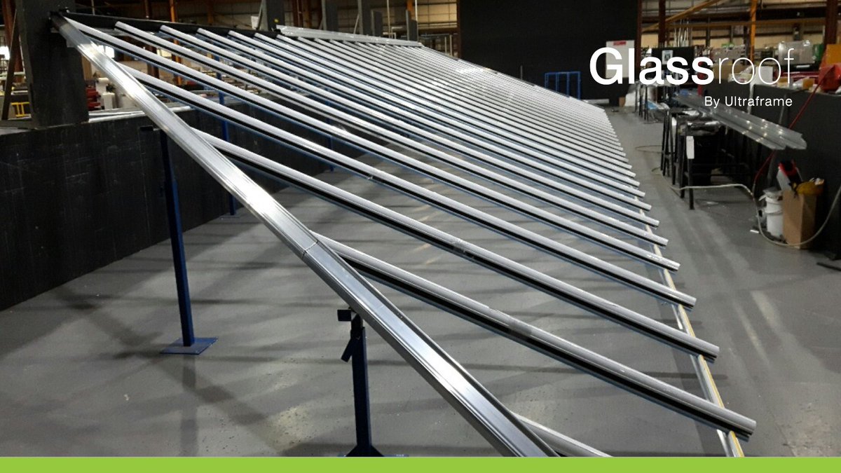 👀 A sneak peak at this amazing 22m long Glass Roof now finished and ready to be shipped to the USA!