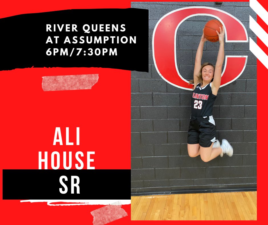 queens_bball's tweet photo. River Queens are at Davenport Assumption tonight, 6 and 7:30pm. Going for a streak!  Go Queens! https://t.co/PTzezfDfnX