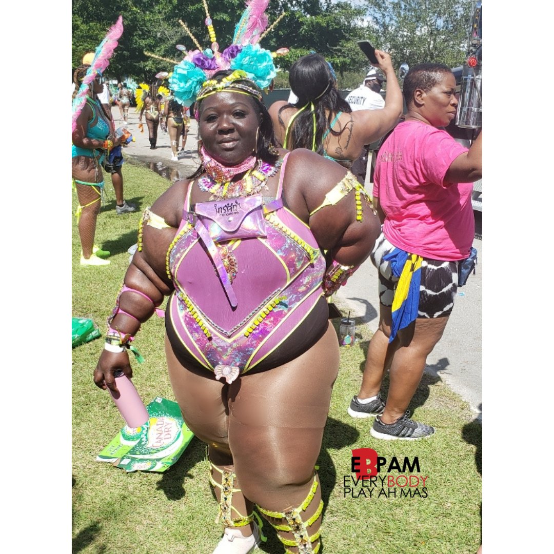 everyBODY_PAM's tweet photo. @everyBODY_PAM will always stand for inclusion of all shapes & sizes participating and being respected in the festivities. Drop a "โค" or retweet to show your support! #CrownAdjustment #RespectTheMasquerader #RespectTheMas #BodyLoveโ
#BodyPositiveโ #CaribbeanCarnival #Carnival https://t.co/zAlG2VtlQv