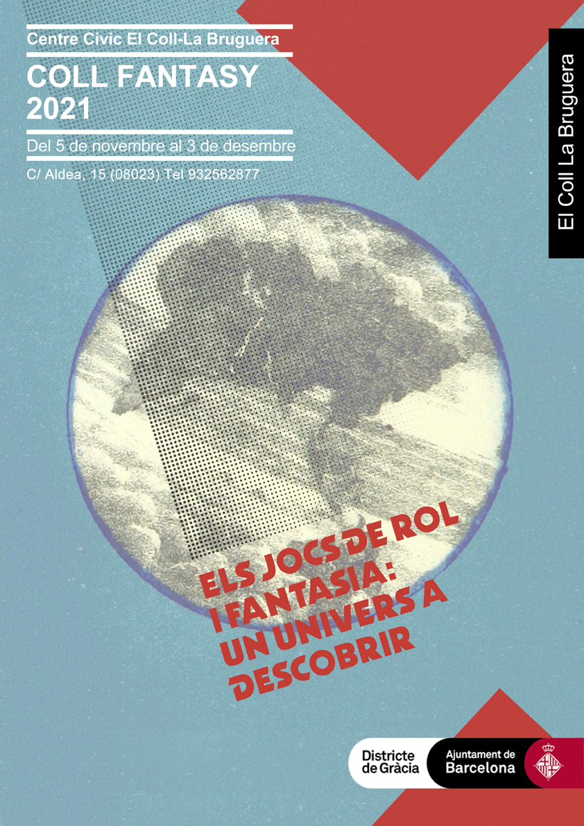 Bcn_Gracia's tweet photo. 👀Ja has vist la programació del #CollFantasy, al barri del #Coll? 

🃏🎲🃏 La 17a edició està dedicada als jocs de rol i fantasia. Hi trobaràs:

✔️Exposicions
✔️Curtmetratges
✔️Tallers
✔️Jocs per a infants
✔️Partides
✔️Xerrades

I molt més👇
https://t.co/U7N2BSGO1C https://t.co/1eYprCncl2
