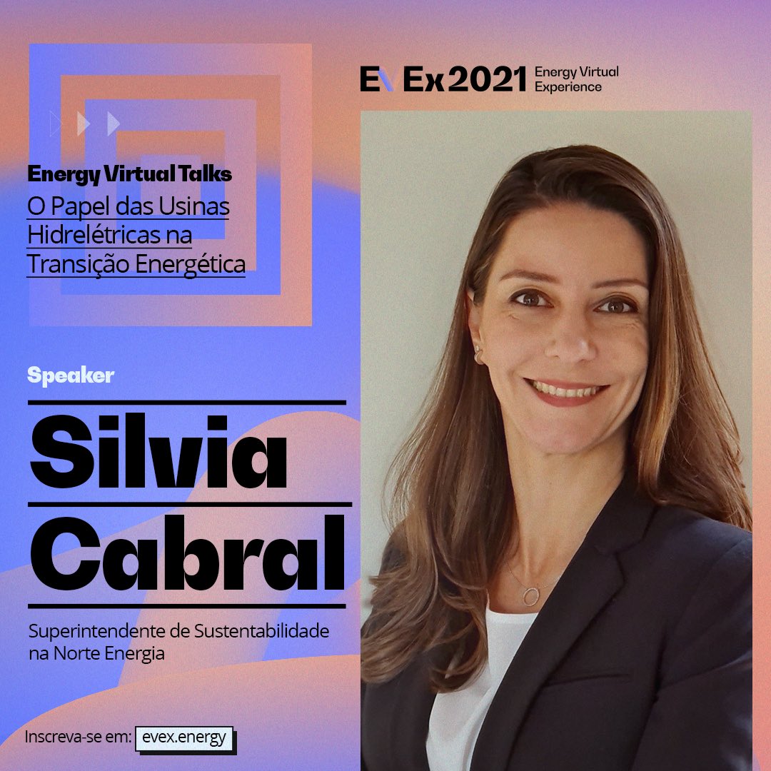 Qual é o papel que as usinas hidrelétricas devem ter na transição energética? 
Vamos discutir essa importante questão na experiência Energy Virtual Talks, com a participação de grandes nomes da área. 
Adquira agora o seu ingresso para o #EVEx2021 acessando o link na bio