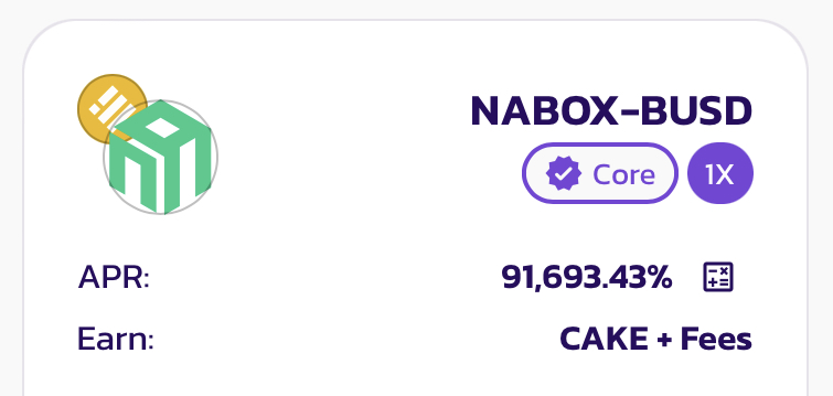 PancakeSwap's tweet photo. The $NABOX Farm and Syrup Pool are now live!

👉 $NABOX-BUSD Farm: 
https://t.co/LNjw96GvYv
👉 Stake $CAKE, Earn $NABOX: 
https://t.co/aj7nmH6yYK

APR will drop as liquidity increases. https://t.co/OF75XVJil9