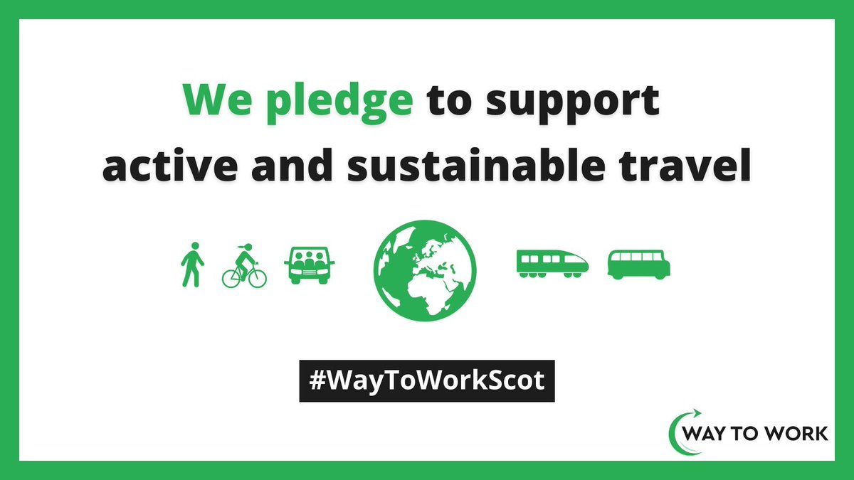 ActiveTravNHSG's tweet photo. We pledge to create an environment that promotes active and sustainable travel, benefiting the health of our staff, patients and visitors. Will you join us? #WaytoWorkScot #WaytoWork #cop26 #ClimateEmergency #pledge #activetravel #sustainabletravel #NHS #NHSG https://t.co/Ao4TkXUWbF
