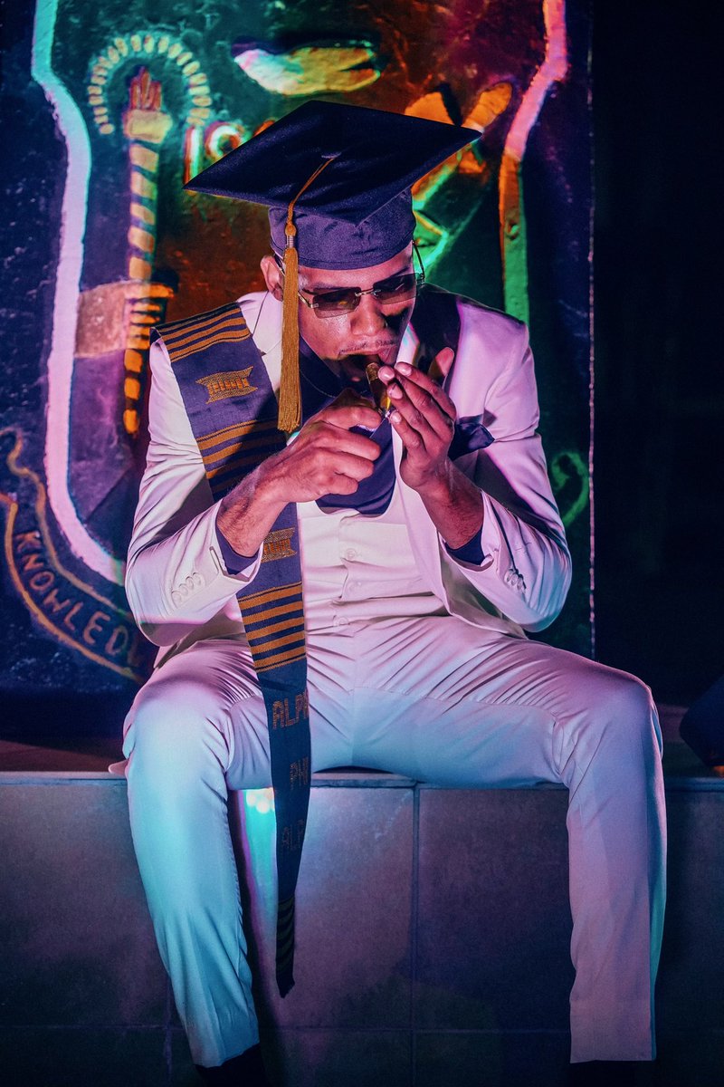 JoBloProduction's tweet photo. Twas the night Before Graduation. Ten years of a testimony. Just a 17 year old kid from Mobile,Al lost and broken  however through God a 27 year old man was blessed to find his purpose within his Passion  of business &amp; community . https://t.co/xhd23yrlTo
