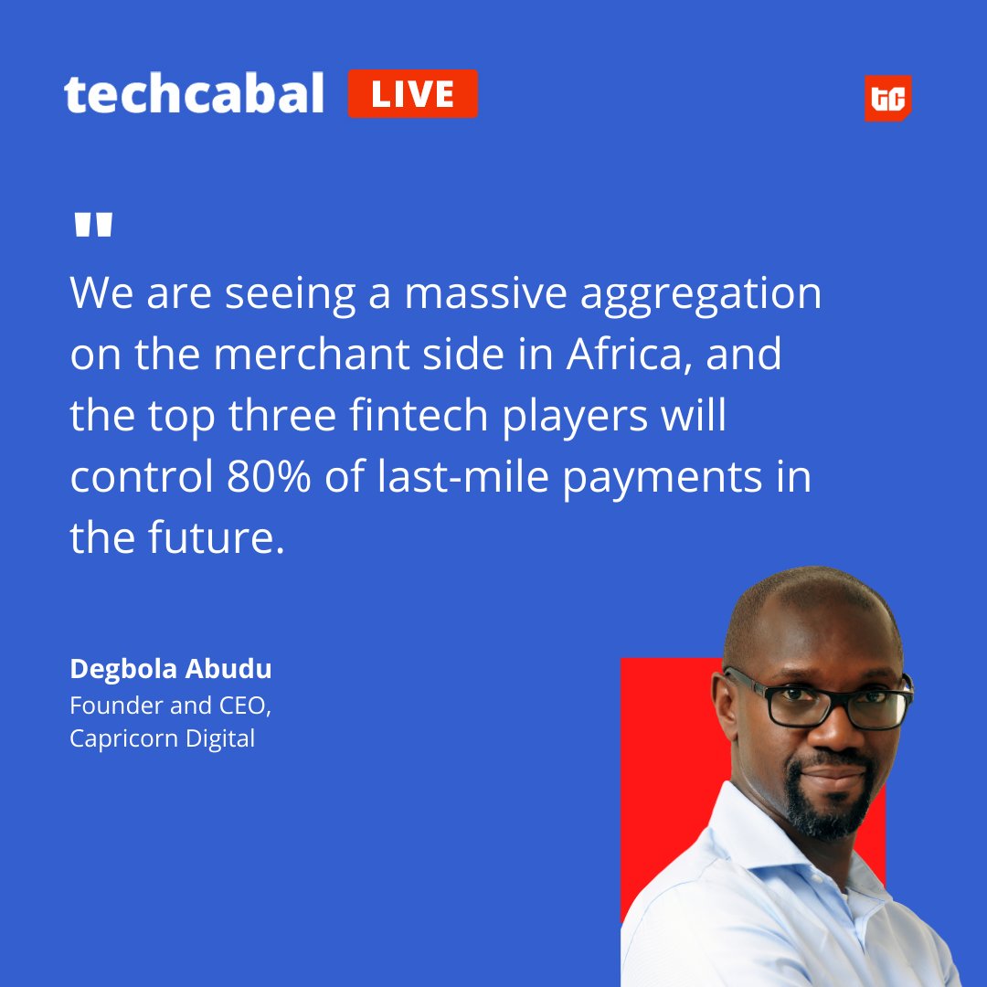 TechCabal's tweet photo. #TechCabalLive
Join us: https://t.co/uJEg2J5rxf https://t.co/d6QI3y8Neq