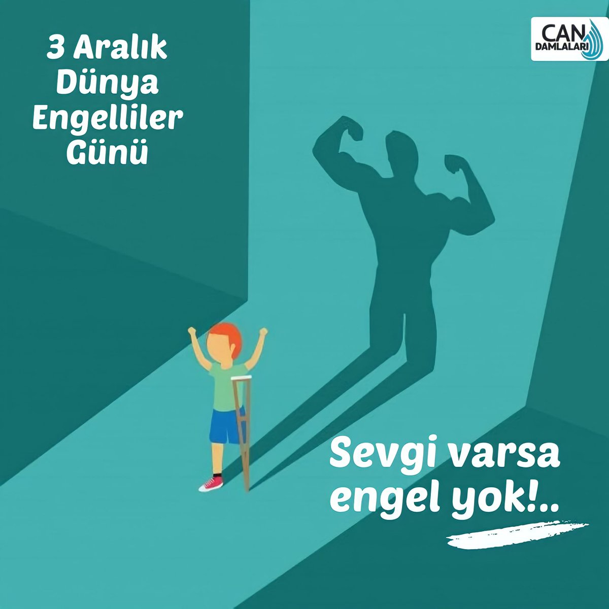 CanDamlalari's tweet photo. Sevgi varsa engel yok!..

#3AralıkDünyaEngellilerGünü https://t.co/Vb63TZHr3k