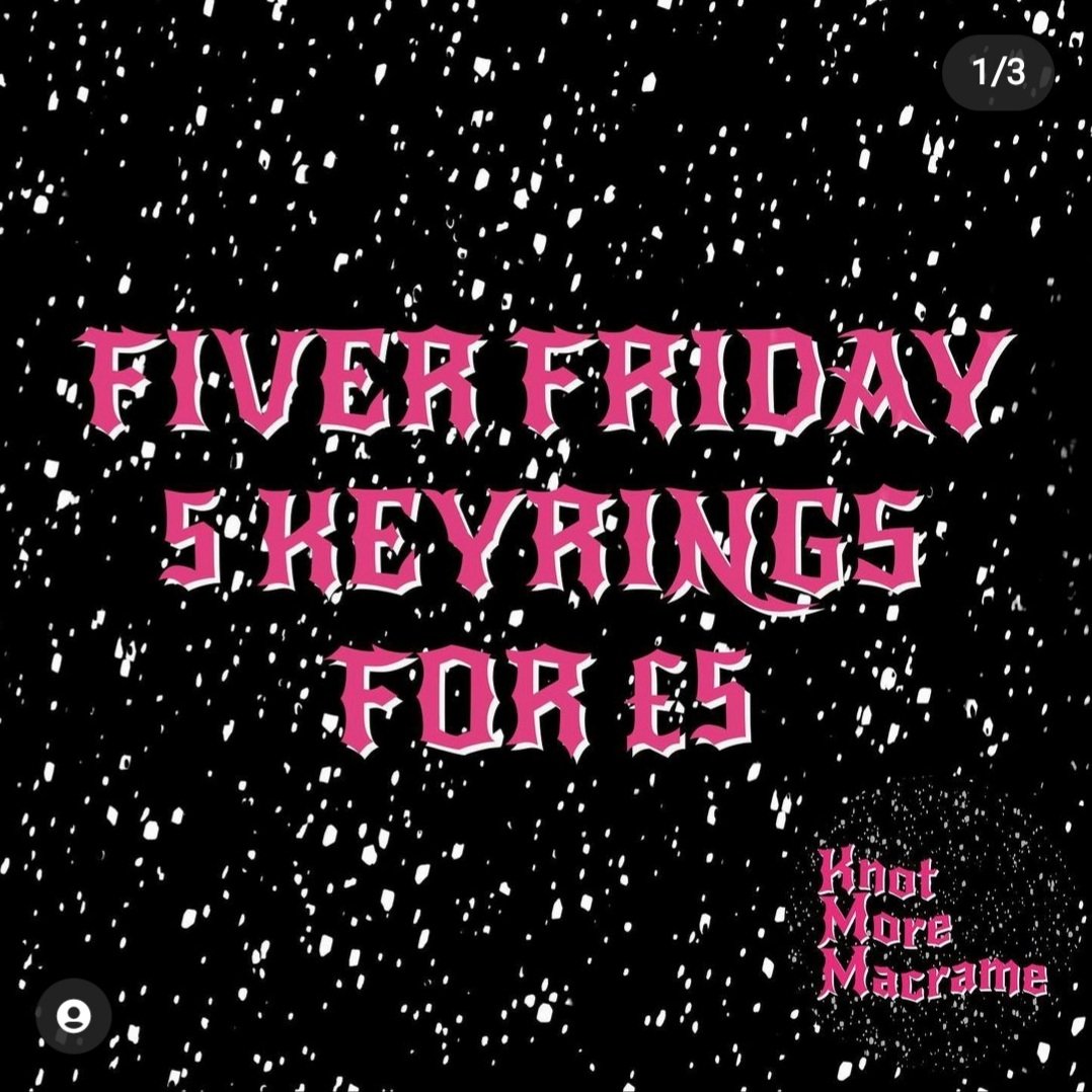 knotmoremacrame's tweet photo. Someone take my temperature because am I alright with this deal? Grab 5 keyrings for £5! https://t.co/dGhLVxZtkU
#knotmoremacrame #Christmas2021 #christmasgifts #stockingfillers #SupportSmallBusinesses #shopsmall #etsyseller #SmallBusiness #etsyUK #HandmadeInUK #ukcrafters #xmas https://t.co/2A0Aitk0Fu