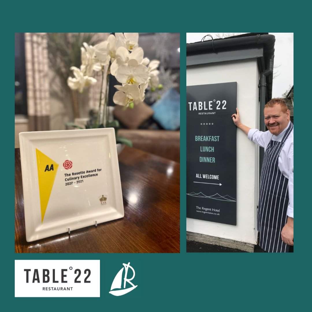 Meet our Head Chef Earl who has been with us for the past 5 years. We are thrilled to announce that Table 22 has received a Rosette Award for culinary excellence from the AA thanks to the hard work of our kitchen team. Book your table today - Earl recommends the Baked Cod.
