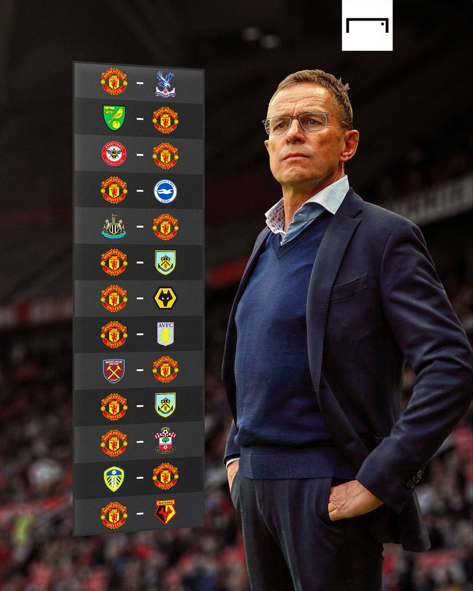 مباريات في المتناول لـ رالف رانجنيك لبداية ترسيخ اسلوبه و فلسفته في الفريق 

نقول يارب ❤️