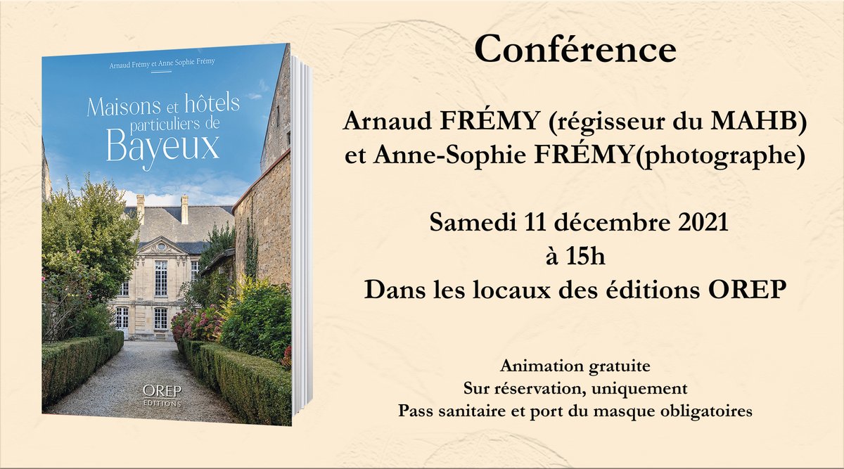 #conference #Bayeux #editionsorep
