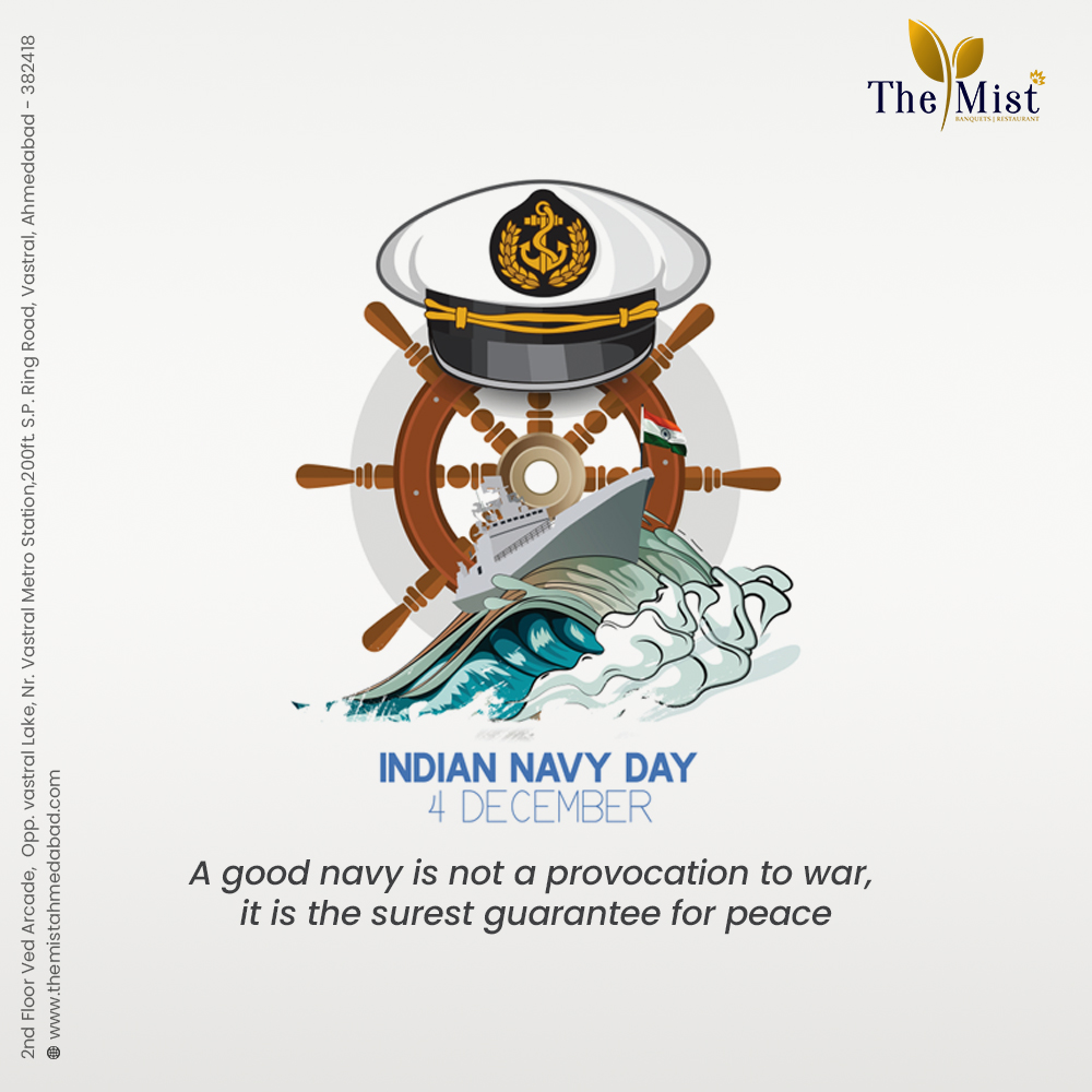 TheMist48781645's tweet photo. Let us celebrate Indian Navy Day by saluting all the women and men in the Navy for their bravery, dedication and patriotism.

#IndianNavyDay 

⁣⁣#restaurantinahmedabad #ahmedabadrestaurant #ahmedabad #ahmedabadfoodblogger #ahmedabadeats #foodblogger #foodbloggers https://t.co/105vTj2Kz1