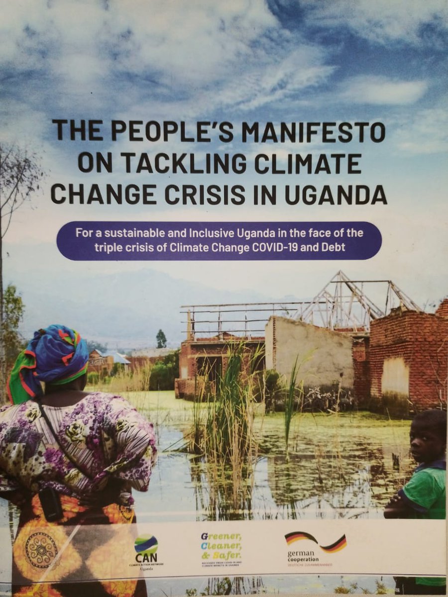 OxfaminUganda's tweet photo. ''Restore ecosystems to help vulnerable communities especially those who depend on natural resources to better adapt and become more resilient to the adverse effects of climate change,'' - The People's manifesto on climate change. #ClimateAction https://t.co/Hqmk6kEKOX