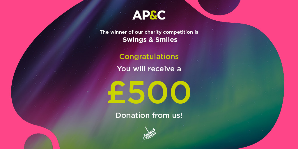 ApplePrint&Creative (@appleprintnews) on Twitter photo Congratulations to <a href="/swingsandsmiles/">Swings&Smiles</a> our charity competition winner! You will receive a £500 donation from us.
We would like to thank you for your amazing work and support in the community. Congratulations to <a href="/swingsandsmiles/">Swings&Smiles</a> our charity competition winner! You will receive a £500 donation from us.
We would like to thank you for your amazing work and support in the community.