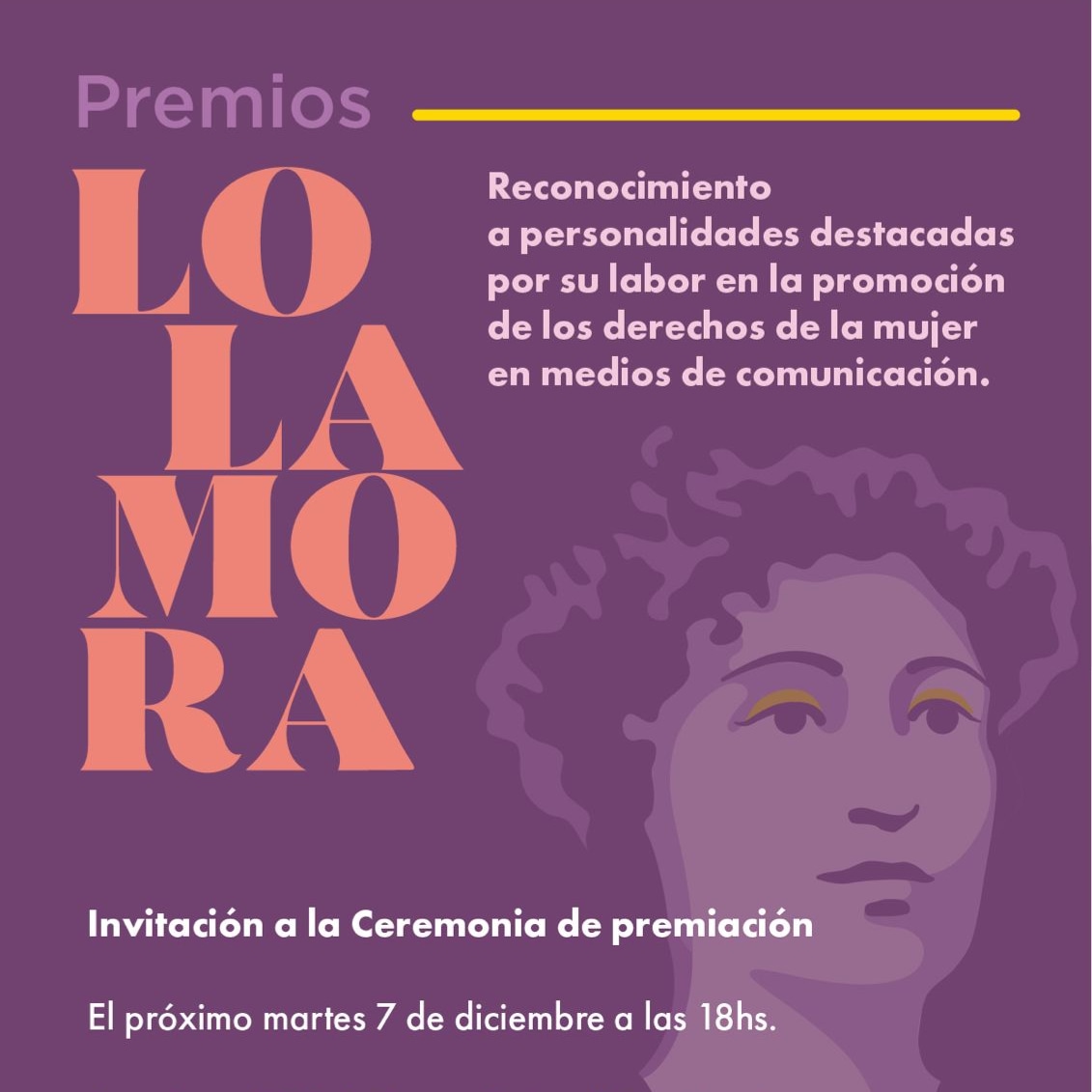 🏆 Nuevamente nominadas a los premios #LolaMora 💚

📉 Esta vez, el reconocimiento es por los monitoreos que realizamos desde 2017, que miden la distribución de roles según género en los matutinos radiales porteños.
