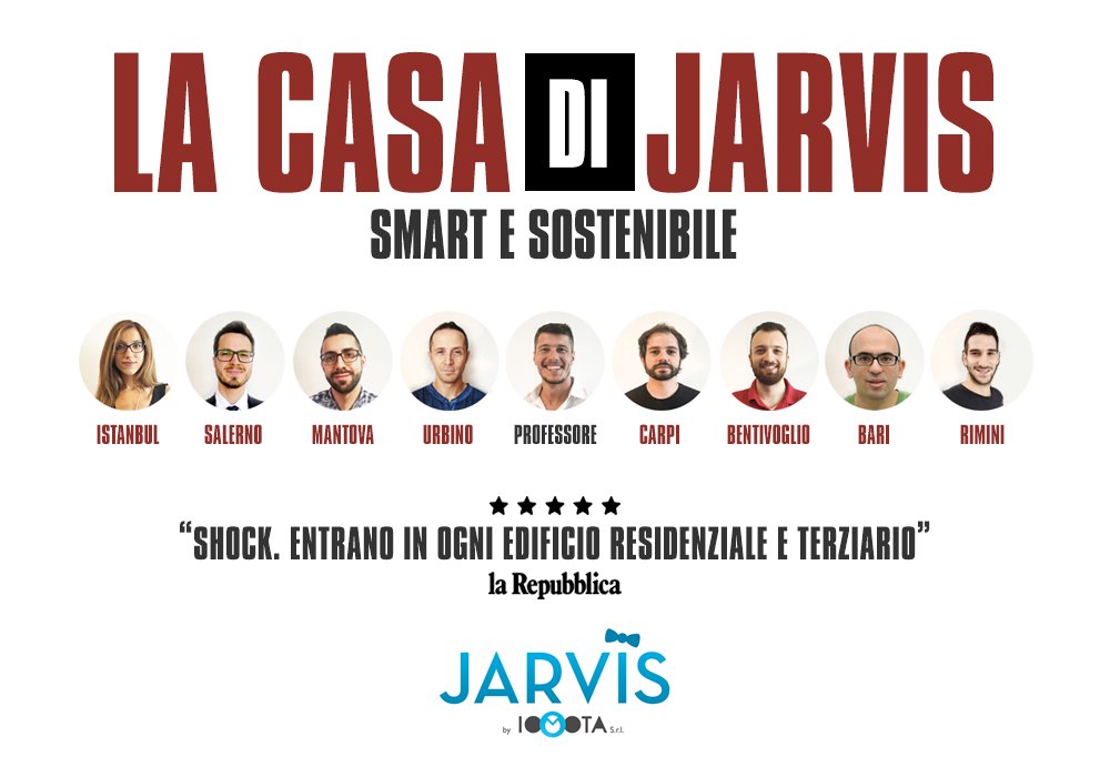 La Casa di Jarvis. #Smart e #Sostenibile. #Residenziale #Terziario #SmartHome #SmartBuilding #LaCasadiCarta #casadicarta