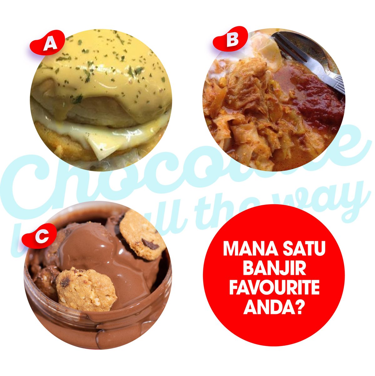 KukiFondue's tweet photo. Fenomena banjir ni memang kegilaan ramai. Ada cheese banjir, sos banjir, yang kami gilakan semestinya coklat banjir. 🤤 Anda pula bagaimana?

#kukifondue #callebaut #scsbutter #coklatleleh #cookiessedap #fondue
#chocochipcookies #nuttycookies #cookies #chocolatelover https://t.co/ntEHR3Ysrc