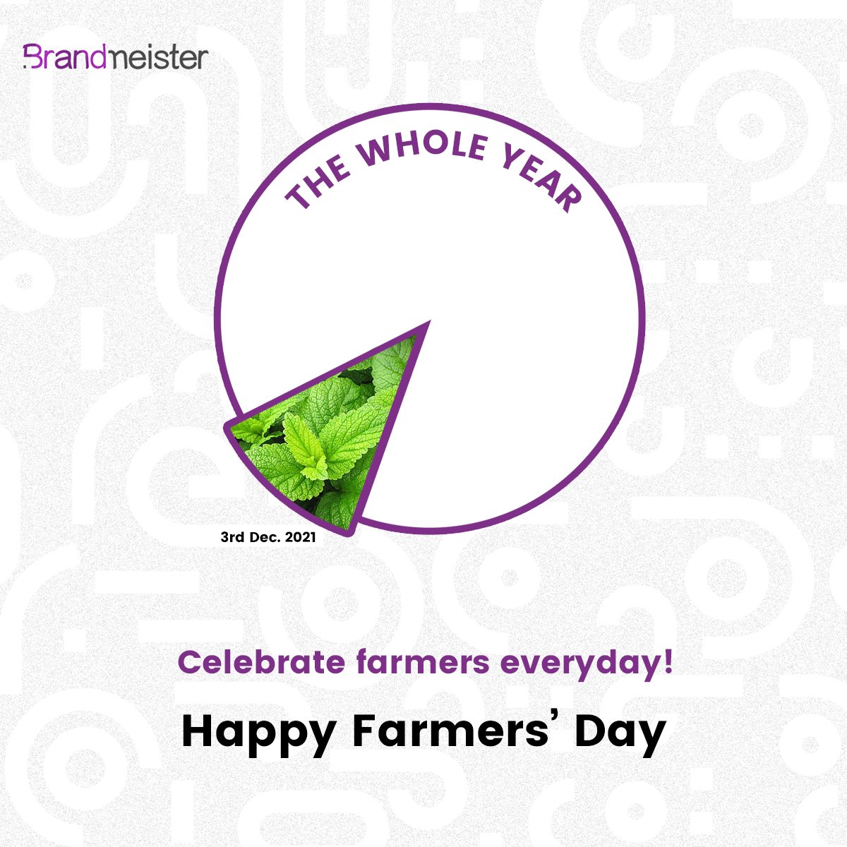 Our farmers are working everyday to feed us. It only makes sense to celebrate their hard work everyday.

Happy Farmers' Day!