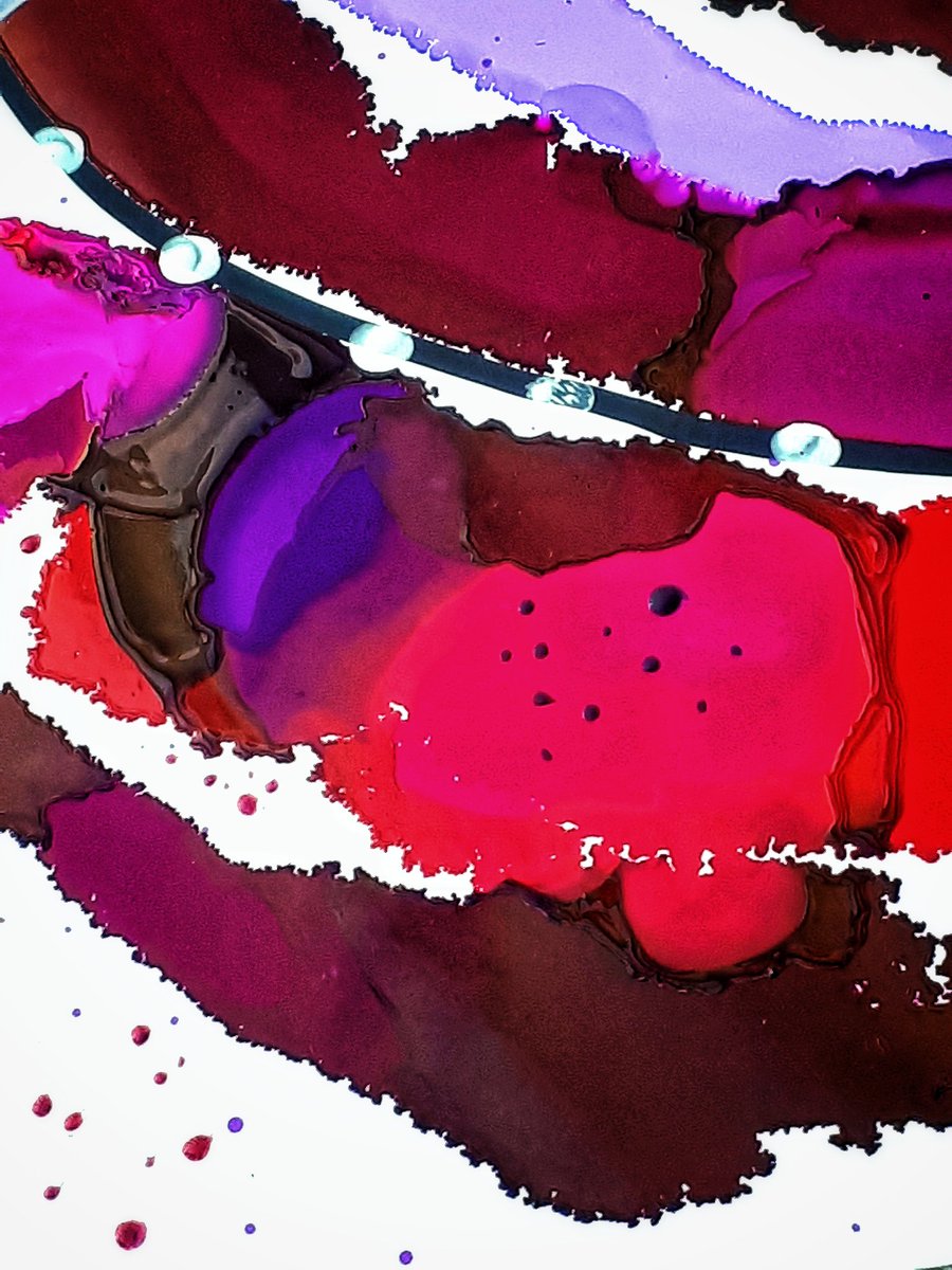 New Jacket
#abstractexpressionism #NFTs #art #aesthetic #alcoholink #inkart