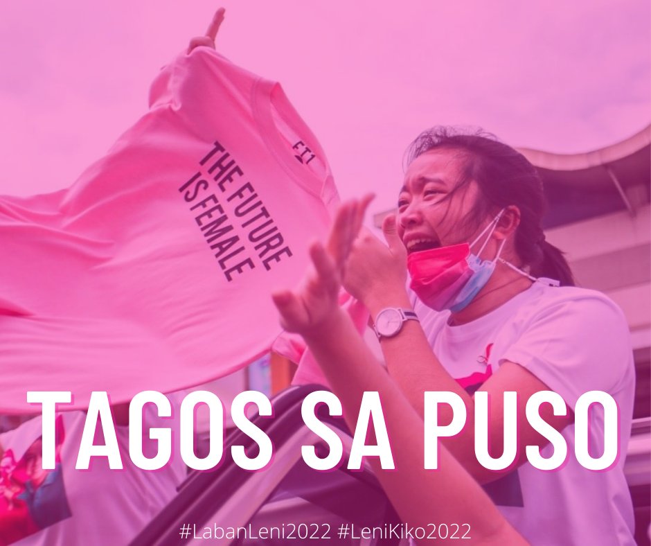 oslecjunior's tweet photo. Hindi na ito kampanya lang.

Laban na ito.

Laban para sa kinabukasan.

Laban para sa kabutihan.

At laban para sa bawat Pilipino. 

Lalaban tayo ng buong-puso. 

Kapit lang. Laban lang. 

#TagosSaPuso https://t.co/DDe3TEvOXN