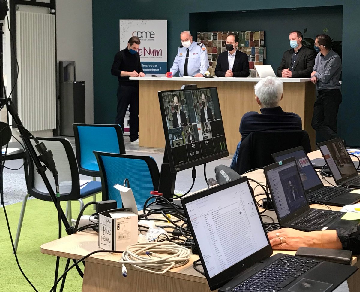 CPMEPDL's tweet photo. [#Evenement #WeNum 🗓] Vous étiez nombreux à suivre notre atelier expert sur la protection de son #entreprise contre les menaces #numériques, organisé en partenariat avec @LPNews_PDL @paysdelaloire &amp; @cinovouest.🤝
Merci à tous les participants et les intervenants🎙#cybersecurite https://t.co/Gtwi7UnX5d