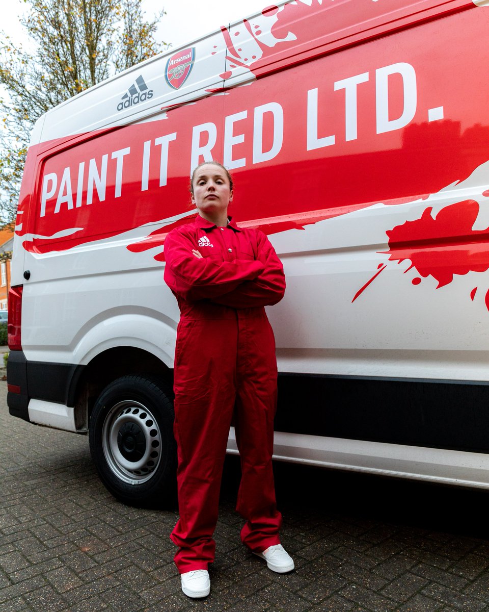 adidasUK's tweet image. PAINT IT RED LTD. is open for business. 🚚🎨🔴

Comment 'PAINT IT RED' below by 5pm GMT today to place your order for our limited edition Arsenal red paint and we'll let you know if you're successful just in time for @ArsenalWFC's final on Sunday. 

Let's paint London RED.

#COYG