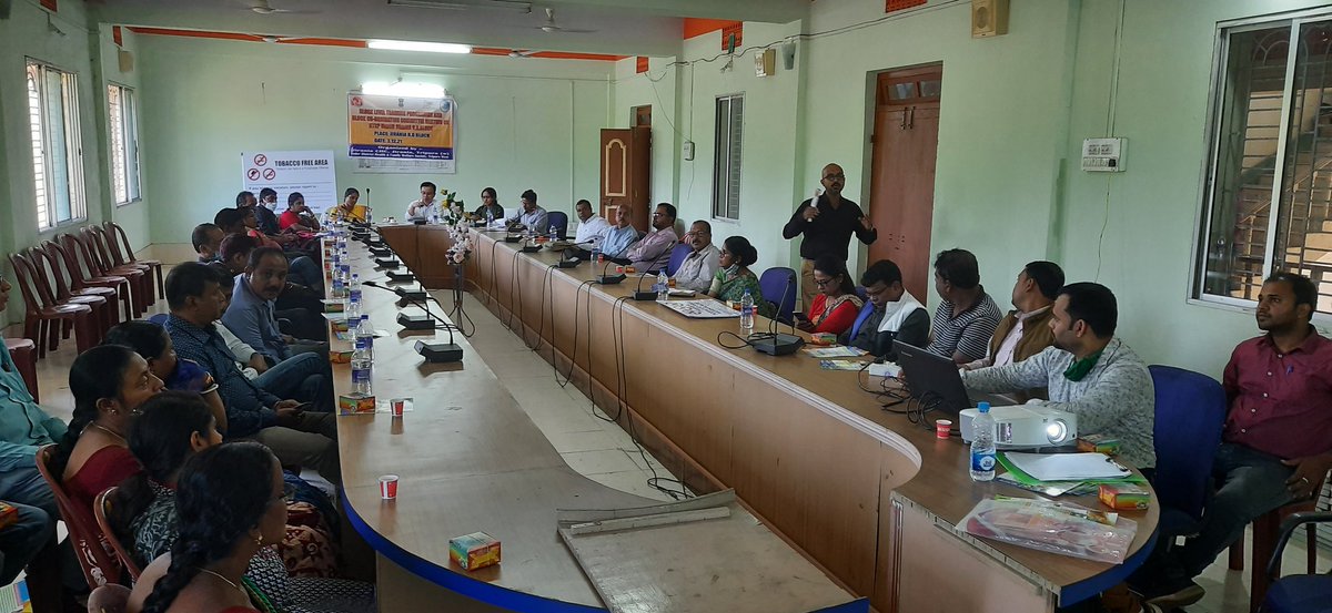 meamlan's tweet photo. Block level Training of stakeholders ,PRI members &amp; Meeting of Block co-ordination committee of Jirania Block under West Tripura held on 3rd Dec 2021  declaration of Tobacco Free block office was also held under NTCP @IshitaGuha4 @DrDebashishDas4@nhm_tripura @DrSupriyaMallik https://t.co/wdi7UpLIDu