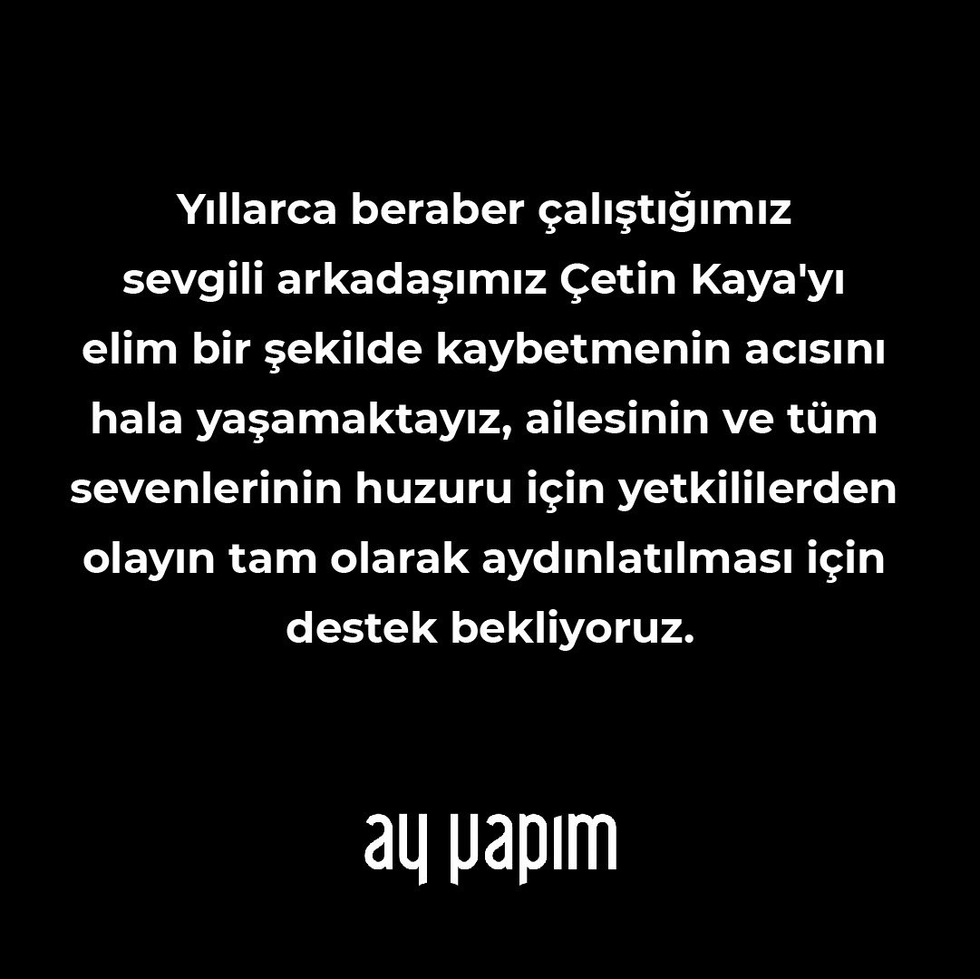 AY YAPIM (@ayyapim) on Twitter photo 