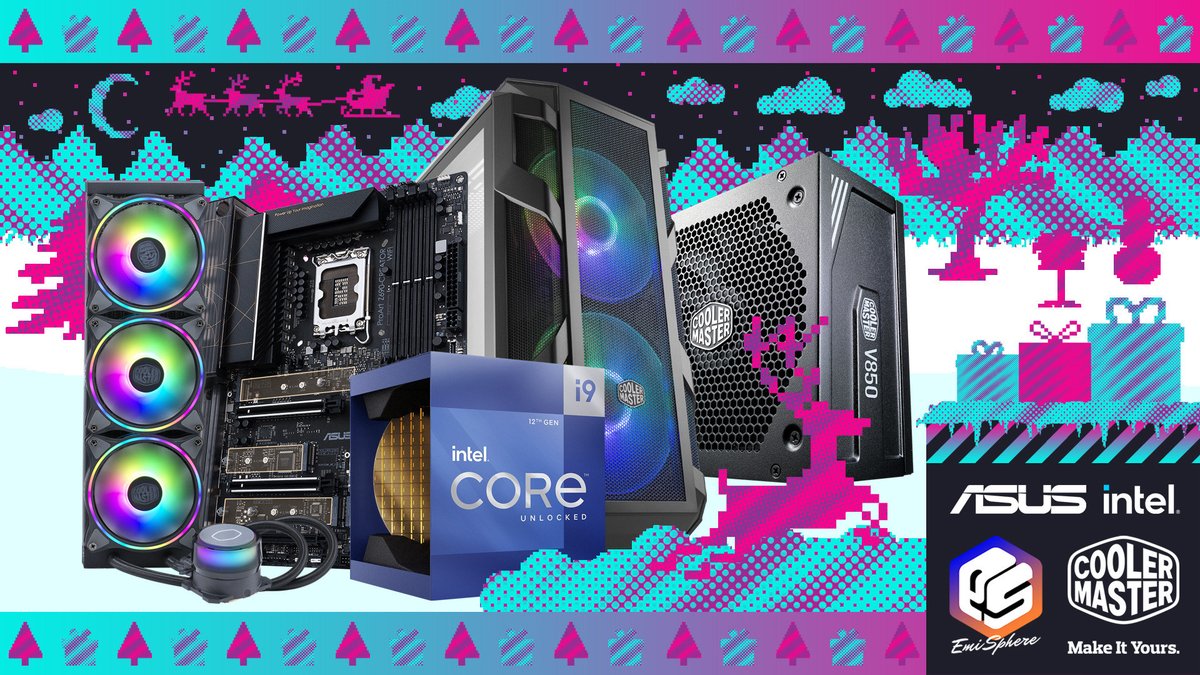 EmiSpherePC's tweet image. 🎅Un ENORME lot de composants pour ton CREATEUR de contenu préféré ce mois ci!🎅
#balancetoncreateur revient avec @coolermasterfr , @ASUS_ROG_FR et @IntelFrance 🎁
Notre coup de 💜 recevra son boitier custom' &amp;amp; des compos très haut de gamme!
Identifie le sous ce tweet et RT😉