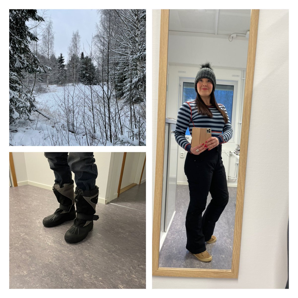 Toisenlaisissa työvermeissä maastossa. <a href="/pinomki/">Teemu Pinomäki</a>’n ja kaavoitusjohtajan kanssa tutustumassa Laukaan Capeenpuron kalanviljelylaitoksen historialliseen vedenoton tarpeisiin kaivettuun kanavaan, joka on päätetty muokata taimenen kutupuroksi.

<a href="/vesistosaatio/">Suomen vesistösäätiö</a> #taimen <a href="/LaukaanKunta/">Laukaan kunta</a>