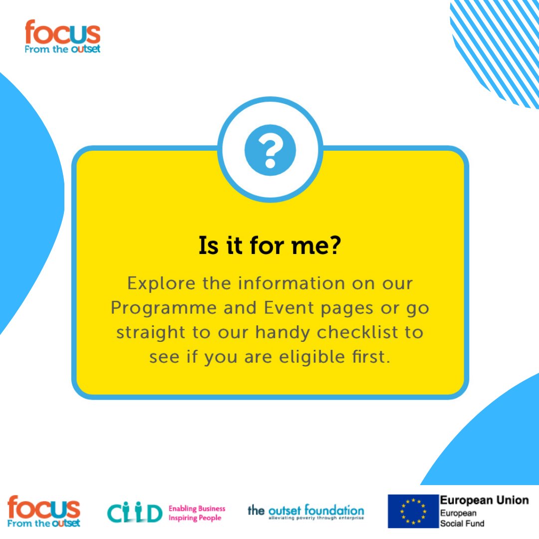 FocusFromOutset's tweet photo. Need some inspiration?

If you need some inspiration to help you get work-ready or if you want to go into education or training but lack confidence to turn those thoughts into action the Focus programme might be just the thing for you. 

https://t.co/OkQvEste6d https://t.co/4YftkVaPYU