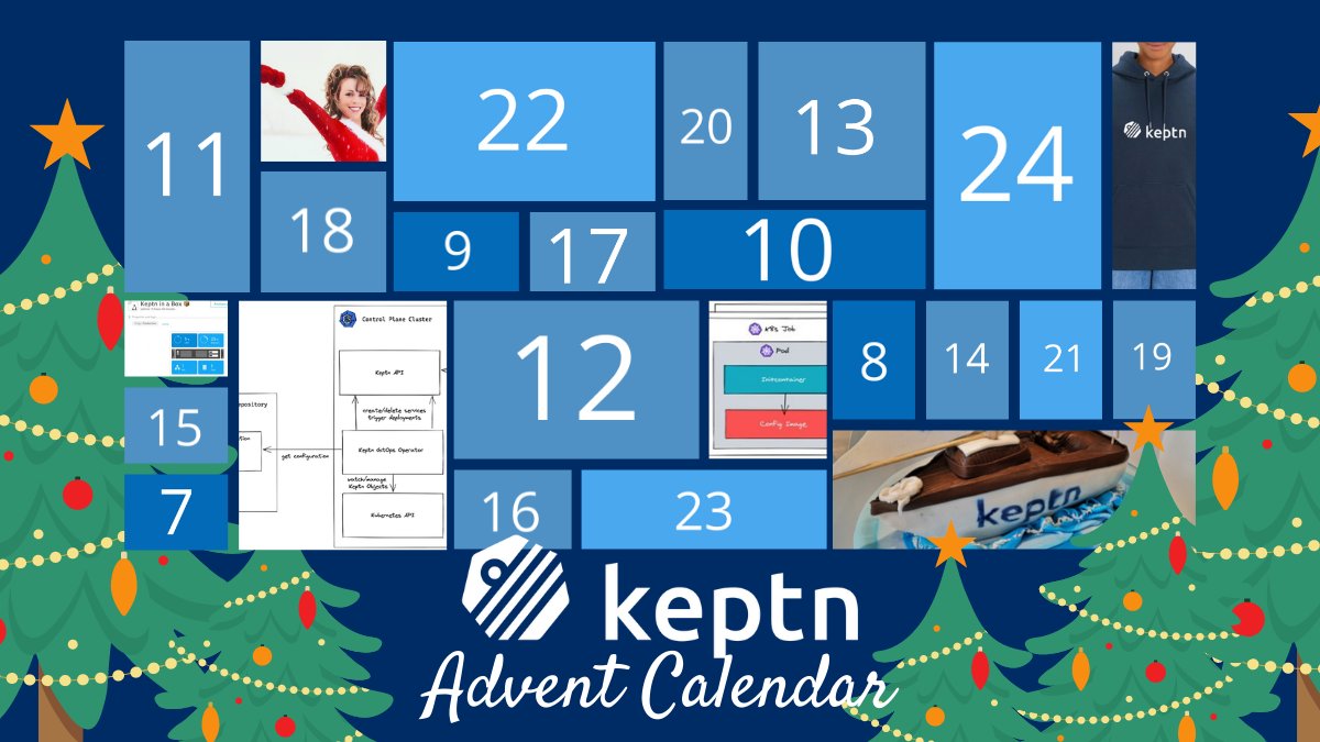 Baby, it's cold outside!❄️🥶☃️ That's why on day 6 we are giving away 2x Keptn hoodies to our community! 🚀#keptnadventcalendar To participate, like and retweet this post. Winners will be chosen randomly & announced tomorrow at 12PM CET. (Europe & US only - post restrictions)