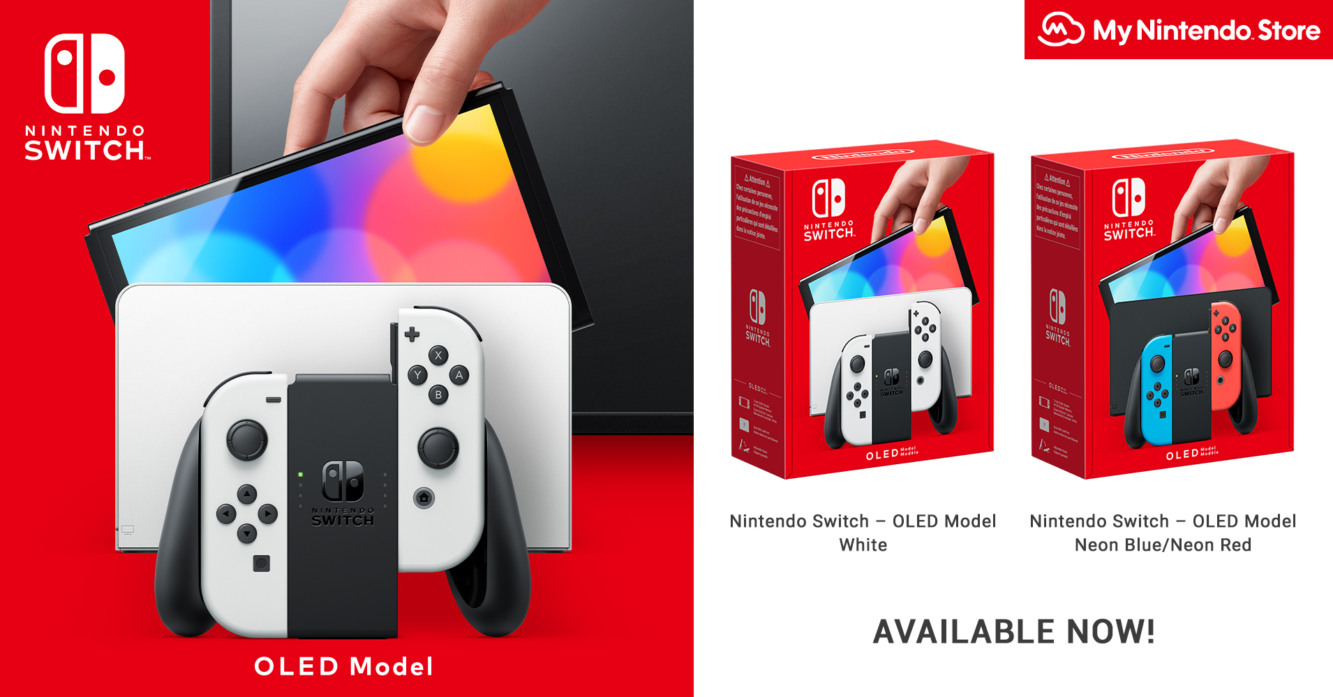 Nintendo Uk Back In Stock Nintendo Switch Oled Model Featuring A Vibrant 7 Inch Oled Screen With Vivid Colours Is Available On My Nintendo Store Now T Co Ovvt8in2wf T Co Ibyib41lf0