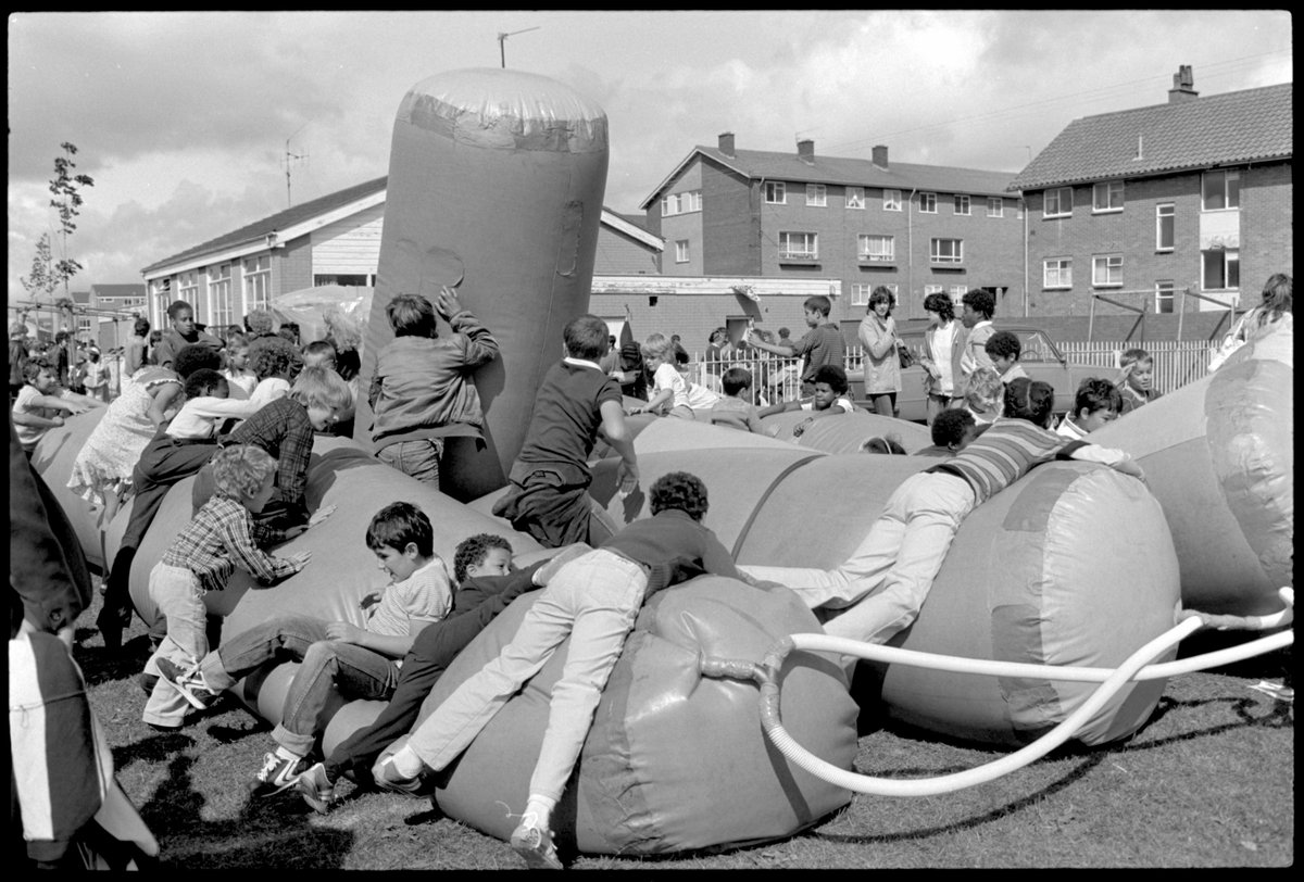 CuratorMark's tweet photo. Some great photographs of #Butetown Carnival 1982 from collection @StFagans_Museum just recently digitised and now available to view on @AmgueddfaCymru Collections Online. All taken as part of the museum's Below the Bridge project. 
Search collection here-
https://t.co/4ojVNtd2od https://t.co/5HGq7UzxV9