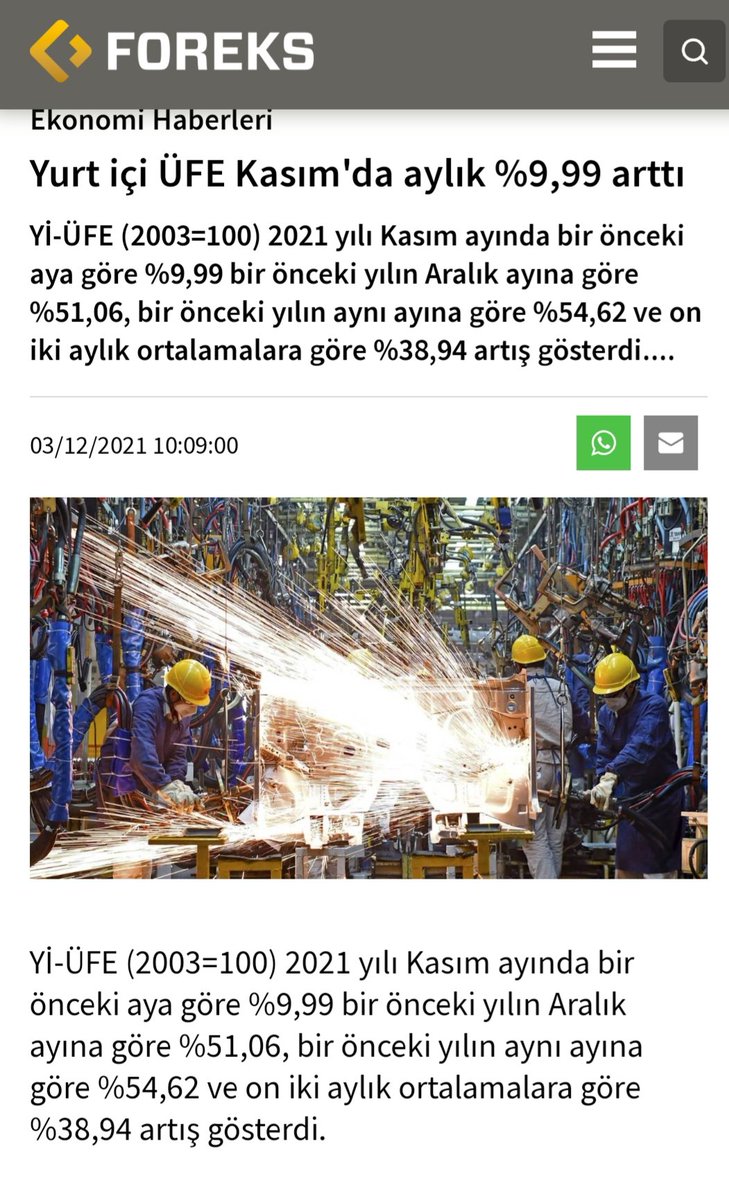 ÜFE'nin aylık %9.99, yıllık %54,6 olduğu yerde %15-%20 arası kredi faizi bedava kaynaktır.

Krediye ulaşabilenin aylık %1.5 maliyet ödeyip malına %10 zam yapabileceği yeni çıkar grupları yaratma düzenine, yani 1970'lere hoşgeldiniz.