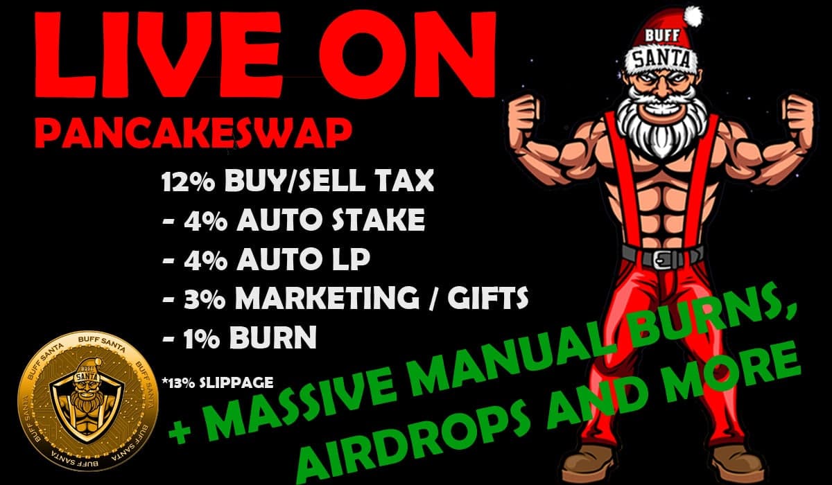 MeMaToken's tweet photo. Yesterday we made our #charity collab public with #buffdoge: Together we'll be raising funds to make the world a better place!😇

Now we bless our partnership with @CryptoKojima. As an ambassador, he will tell the world about our awesome tokenomics.

#BuffSanta is designed to 🚀! https://t.co/6Vlv7d7ZW5