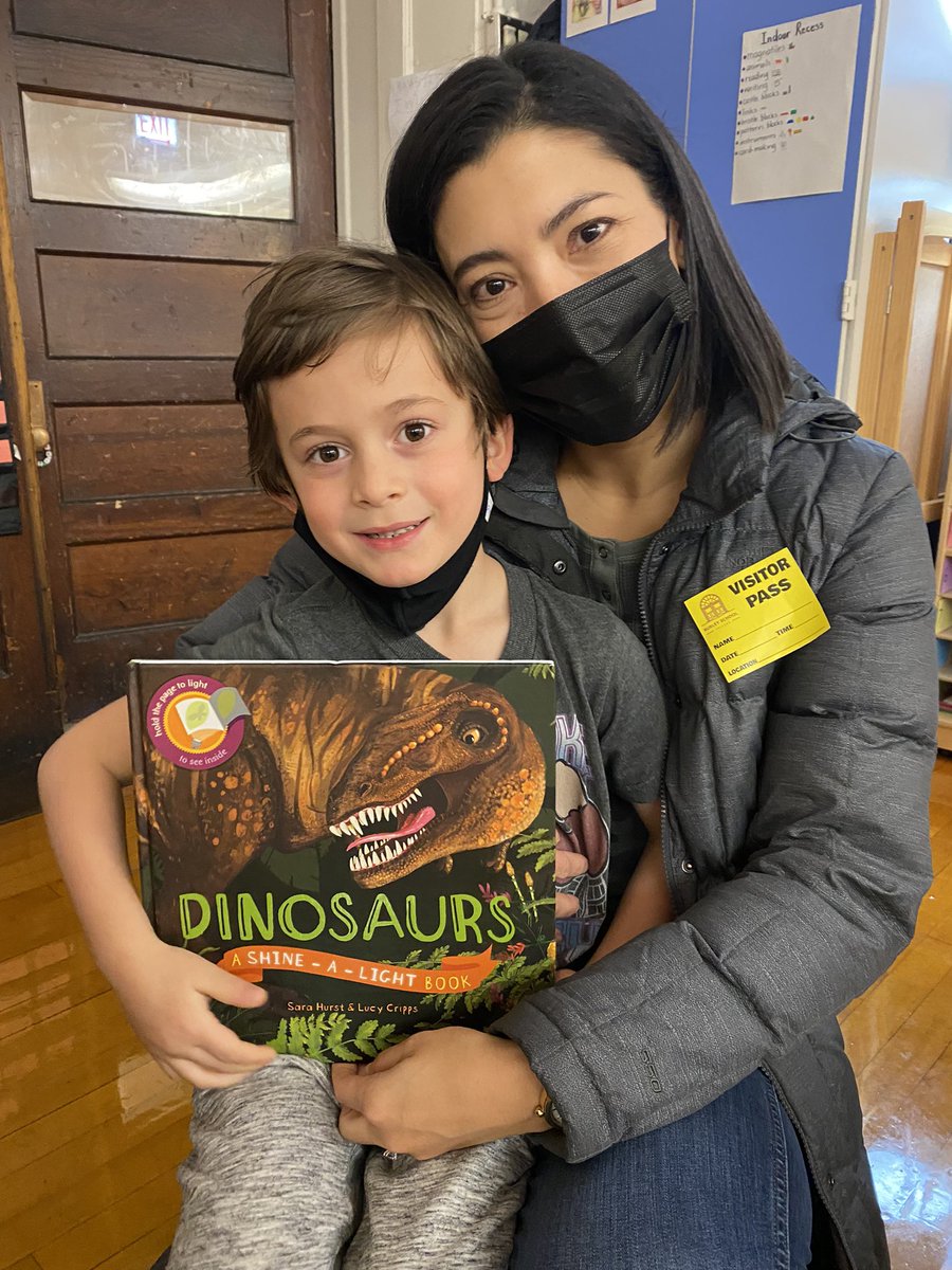 001Kindergarten's tweet photo. Our Secret Reader read Dinosaurs, a  shine-a-light book where we got to see lots of hidden details using a flashlight! So much fun! Thank you secret reader! #joyofburley https://t.co/fp4ZvvML64