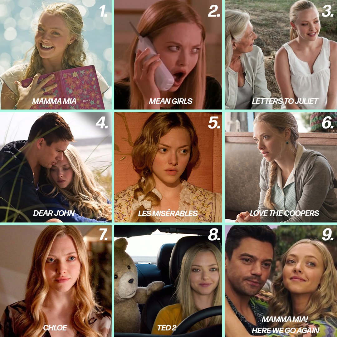 Happy 36th birthday to Amanda Seyfried Which Amanda Seyfried film is your favourite? I\ll go first...Mean Girls 