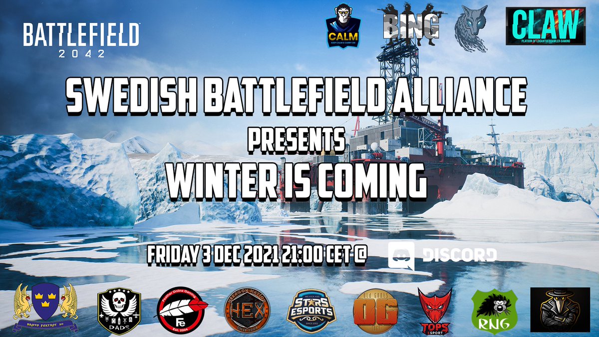 The winter is coming tonight! #SBA #Bf2042