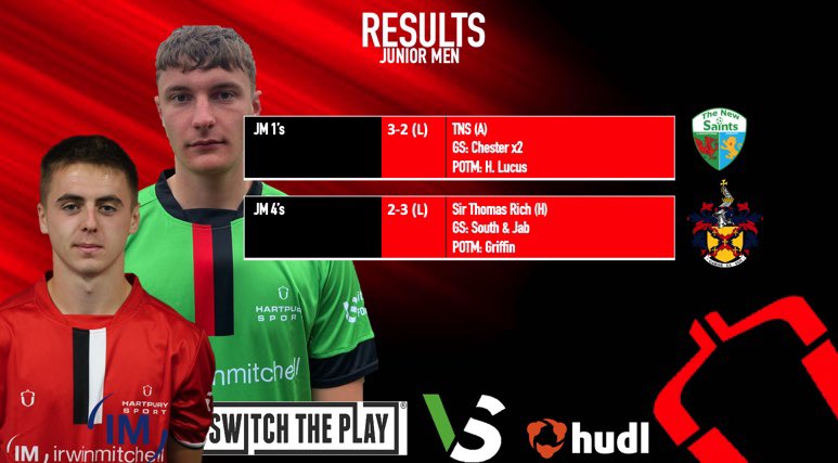 🔴RESULTS⚫️

Take a look at how our teams got on Wednesday. SM1’s secured the league title with their win over Exeter Uni. Well done all involved 👊🙌

#ProudToBelong #Hart #DNA
