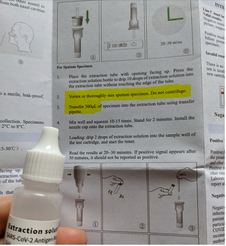 LFT kit provided for home testing. I knew my decision not to build a lockdown garden laboratory would come back to bite